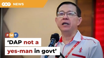 DAP not a 'yes-man' in government, says Guan Eng