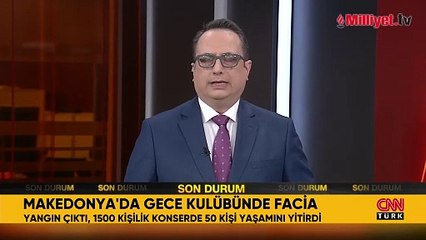 Kuzey Makedonya'da bir gece kulübünde yangın