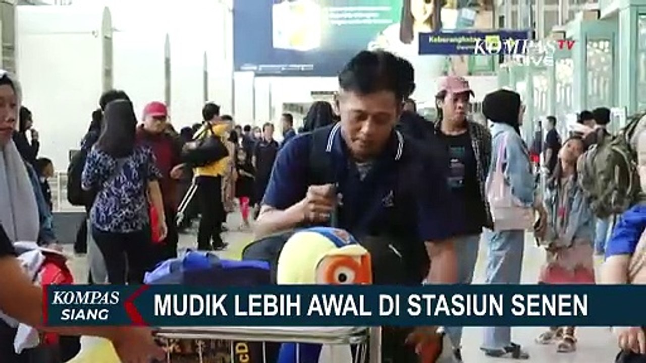 Jelang Lebaran 2025, Begini Kondisi Stasiun Senen Jakarta-Stasiun Gubeng Surabaya