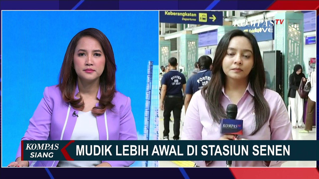 [FULL] Pantauan Jelang Mudik Lebaran 2025 di Stasiun Senen Jakarta & Stasiun Gubeng Surabaya
