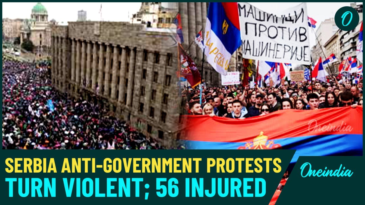 Serbia Protests | 325,000 Protesters Storm Stre...