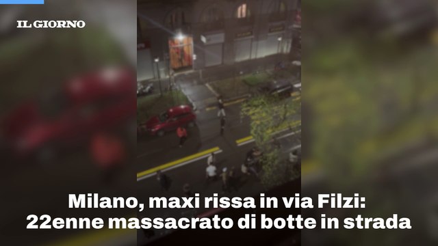 Milano, maxi rissa in via Filzi: 22enne massacrato di botte in strada