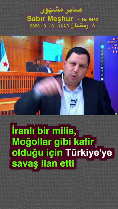 İranlı bir milis_Moğollar gibi kafir olduğu için Türkiye_ye savaş ilan etti - Sabır Meşhur