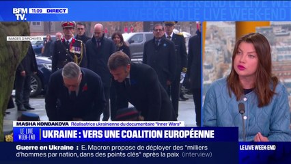 Guerre en Ukraine: "C'est l'espoir qu'on attend tellement et qu'on espère: avoir le cessez-le-feu", affirme Masha Kondakova (réalisatrice ukrainienne)