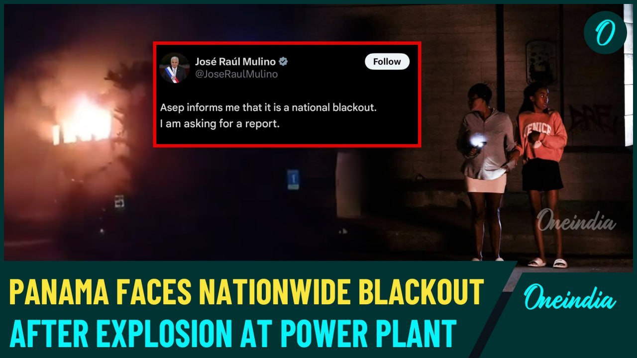 Panama Sinks in Darkness : Massive Power Plant Explosion Triggers Blackout |Water Supply Disruptions