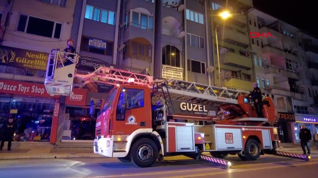 Kısık sesle 'İmdat' dedi, itfaiye balkondan girdi: İçeride hareketsiz duruyordu!