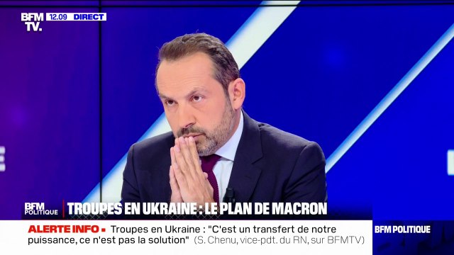 Guerre en Ukraine: pour Sébastien Chenu, Emmanuel Macron n'est pas un artisan de la paix