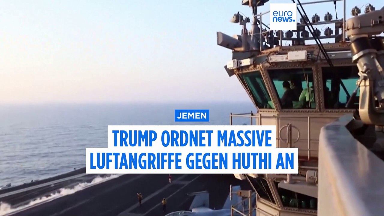 Trump ordnet massive Luftangriffe auf Huthi an