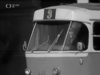 Pracovný deň vodičky električky v Bratislave (1975)