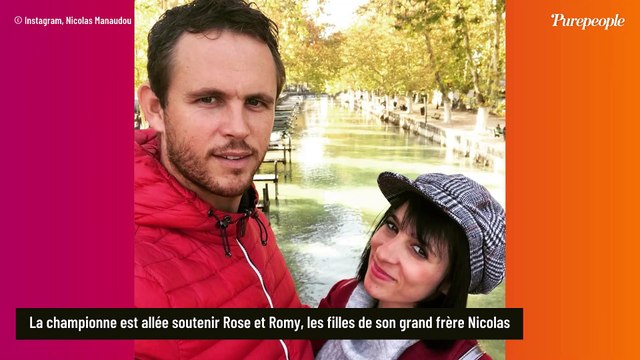 Laure Manaudou, tata fière auprès de ses nièces, déjà championnes dans un sport très éloigné de la natation