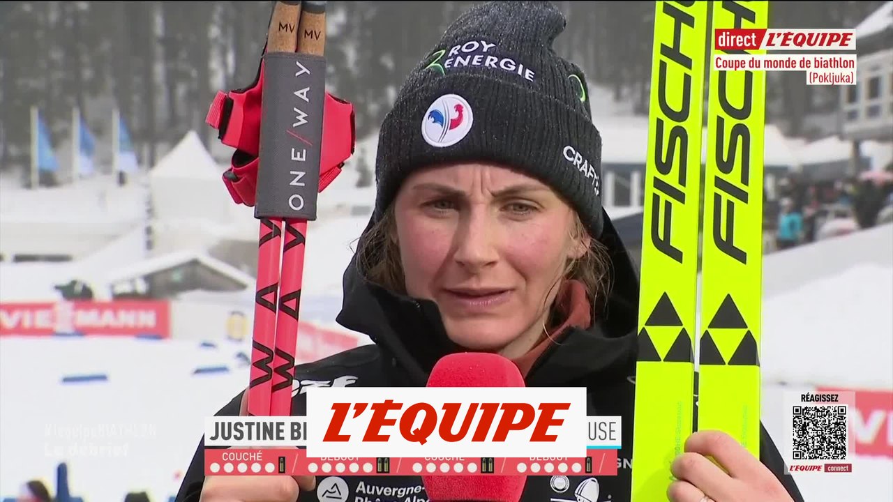 Justine Braisaz-Bouchet : « Je suis déçue de ma performance » - Biathlon - CM