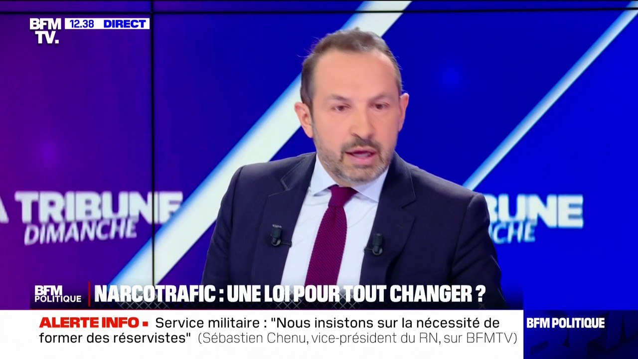 Pour Sébastien Chenu, la proposition de loi pour lutter contre le narcotrafic de Gérald Darmanin "va dans le bon sens"
