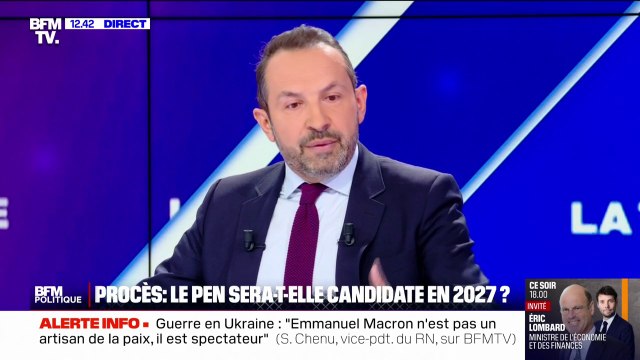 Procès des emplois fictifs: Marine Le Pen a démontré son innocence , estime Sébastien Chenu (RN)