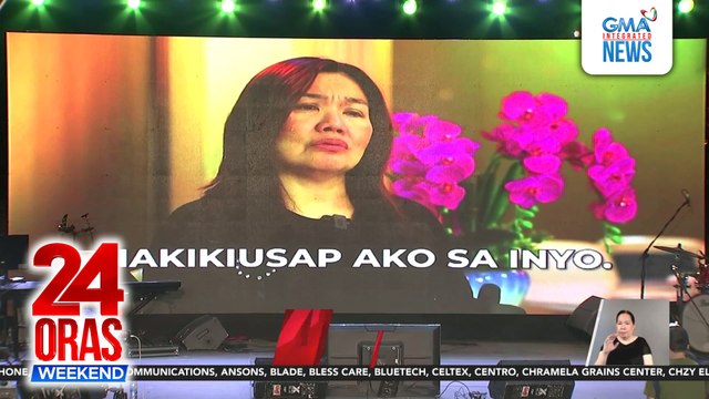 Ilang tagasuporta ni Ex-Pres. Duterte, nag-prayer rally sa Liwasang Bonifacio; Honeylet Avanceña, naglabas ng sama ng loob | 24 Oras Weekend