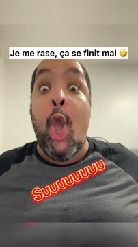 Je me rase, ça se finit mal 🤣 #humour #drole #couple #couplegoals #parodie