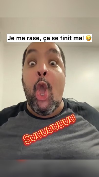 Je me rase, ça se finit mal 🤣 #humour #drole #couple #couplegoals #parodie