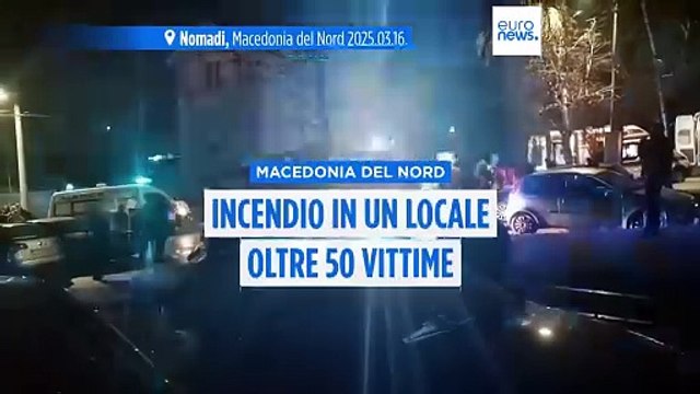 Macedonia del Nord: incendio in una discoteca, decine di morti e almeno cento feriti