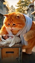 Cat😺 and Kid🧒 Story... By AI CATS STORY.
