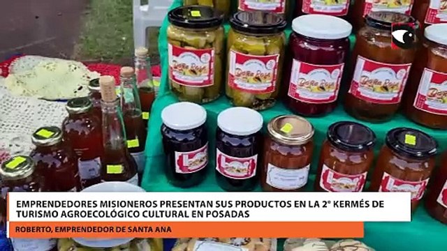 Emprendedores misioneros presentan sus productos en la 2° Kermés de Turismo Agroecológico Cultural en Posadas