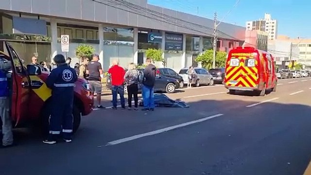 Homem que morreu após ser atropelado por carro na Rua São Paulo é identificado