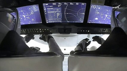 Ggestrandete" Astronauten: Neue Besatzung auf ISS gelandet