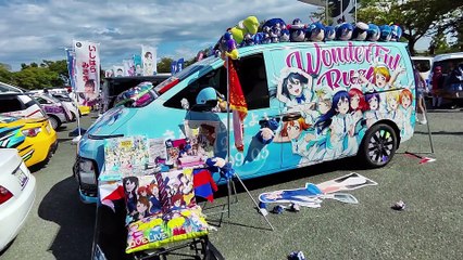 Japan Osaka Manga Car EXPO Itasha heaven 2023