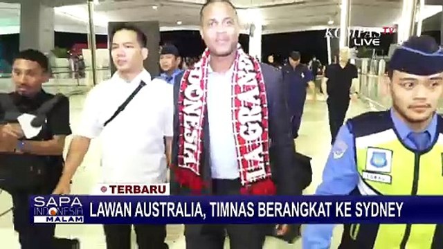 Terbaru! Suporter Antarkan Rombongan Timnas dan Pelatih Kluivert Bertolak ke Australia