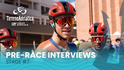 Tirreno Adriatico 2025 | Stage 7: Pre-race interviews