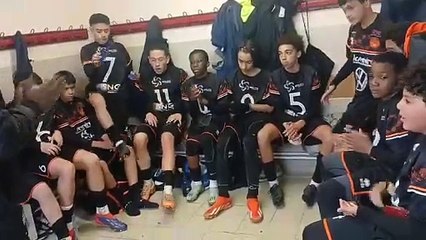 Mot du coach des U14 à la mi temps