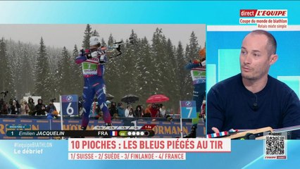L'après course du relais mixte simple de Pokljuka - Biathlon - Coupe du monde