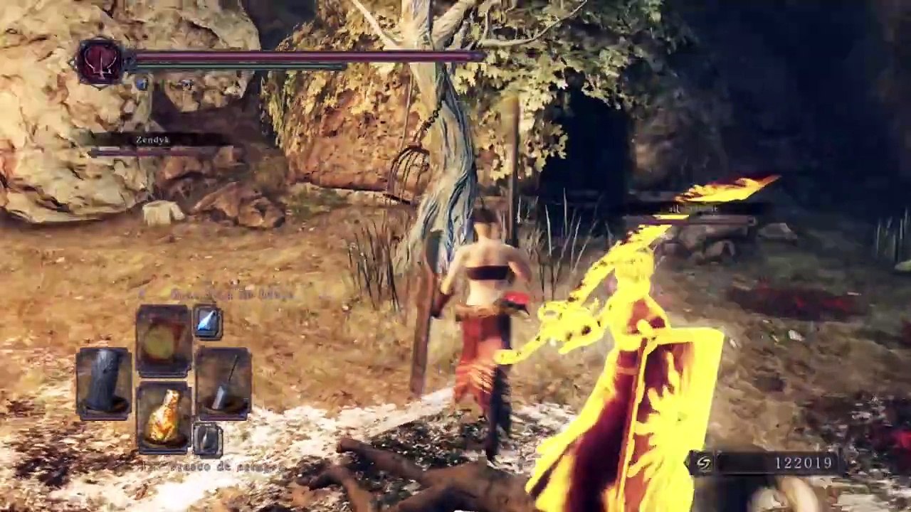 Dark Souls 2 #9 Guia 100x100 vuelta 3 Señor de los esqueletos