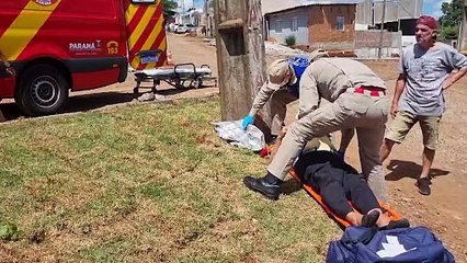 Idoso fica ferido ao cair de triciclo elétrico no Bairro Floresta