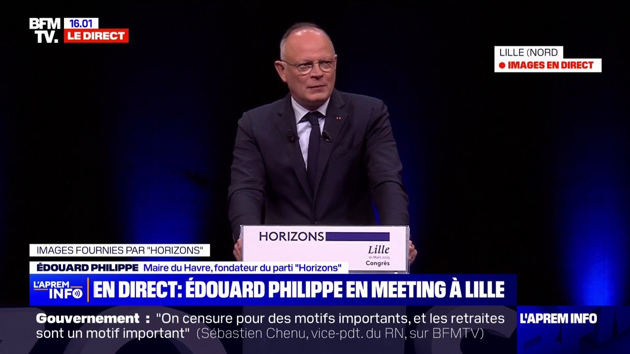 Guerre en Ukraine: "Nous vivons, en Europe, une période décisive et risquée", affirme Édouard Philippe (Horizons)