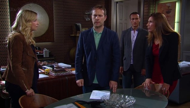 Emmerdale Megan & Jai Sharma vs Charity & Declan/Declan Punches Jai 15th September 2014