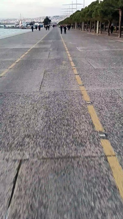 Ποδηλατοβόλτα στην παραλία Θεσσαλονίκης