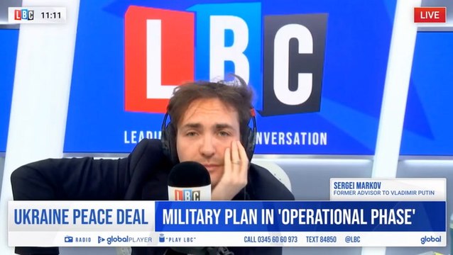 Putin ally in heated clash with radio host as he claims Ukrainians ‘thankful’ for Russian invasion