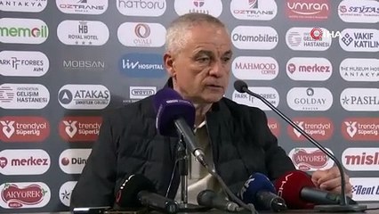 Rıza Çalımbay: "Kalan maçlarımızı iyi şekilde bitirmemiz gerekiyor"