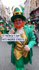 St Patrick’s Day hits Madrid streets