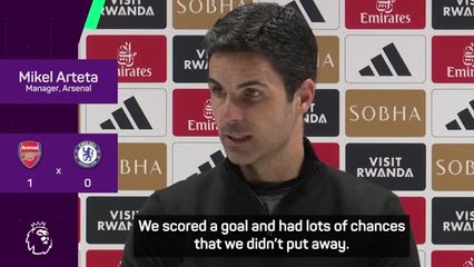 Arteta delighted by Arsenal aggression to beat Chelsea