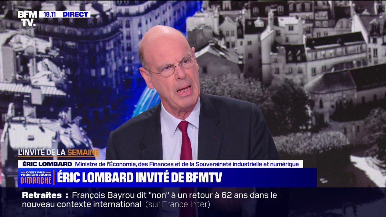 Éric Lombard, ministre de l'Économie, souhaite confier aux partenaires sociaux "la responsabilité du pilotage des régimes" sociaux