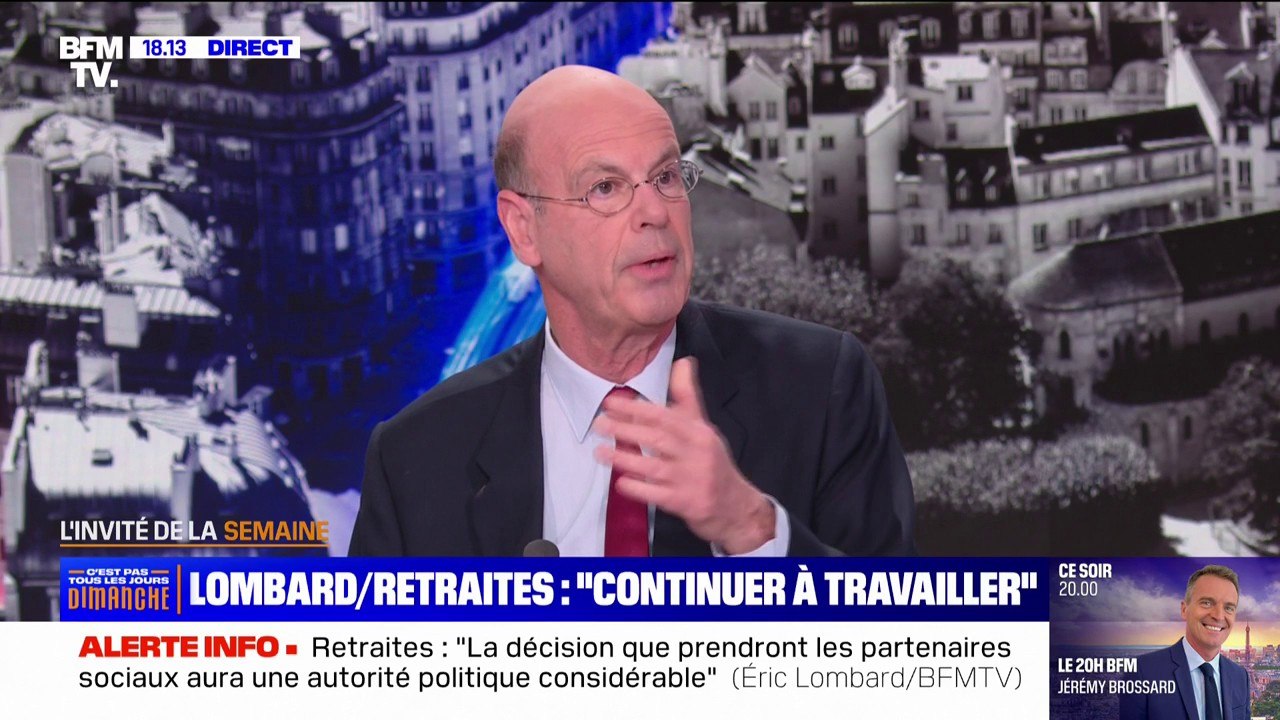Conclave des retraites: "Cette réunion des partenaires sociaux est absolument centrale", assure Éric Lombard, ministre de l'Économie