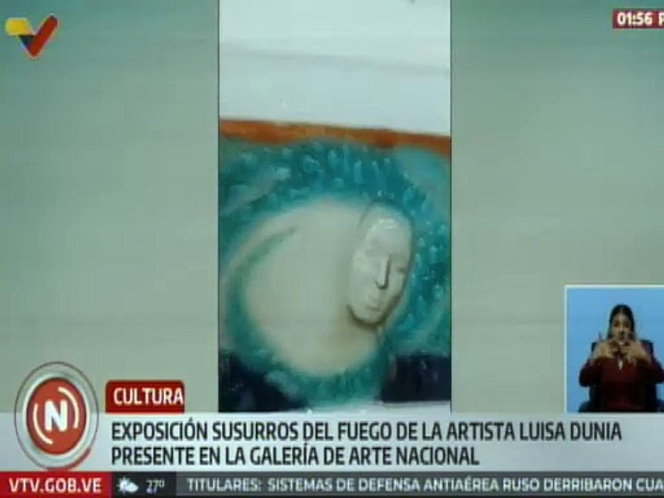 La Galería de Arte Nacional recibe exposición "Susurros del Fuego" de la artista Luisa Dunia