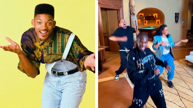 Will Smith recrea una de las escenas más divertidas de la serie 'El príncipe del rap' 34 años después