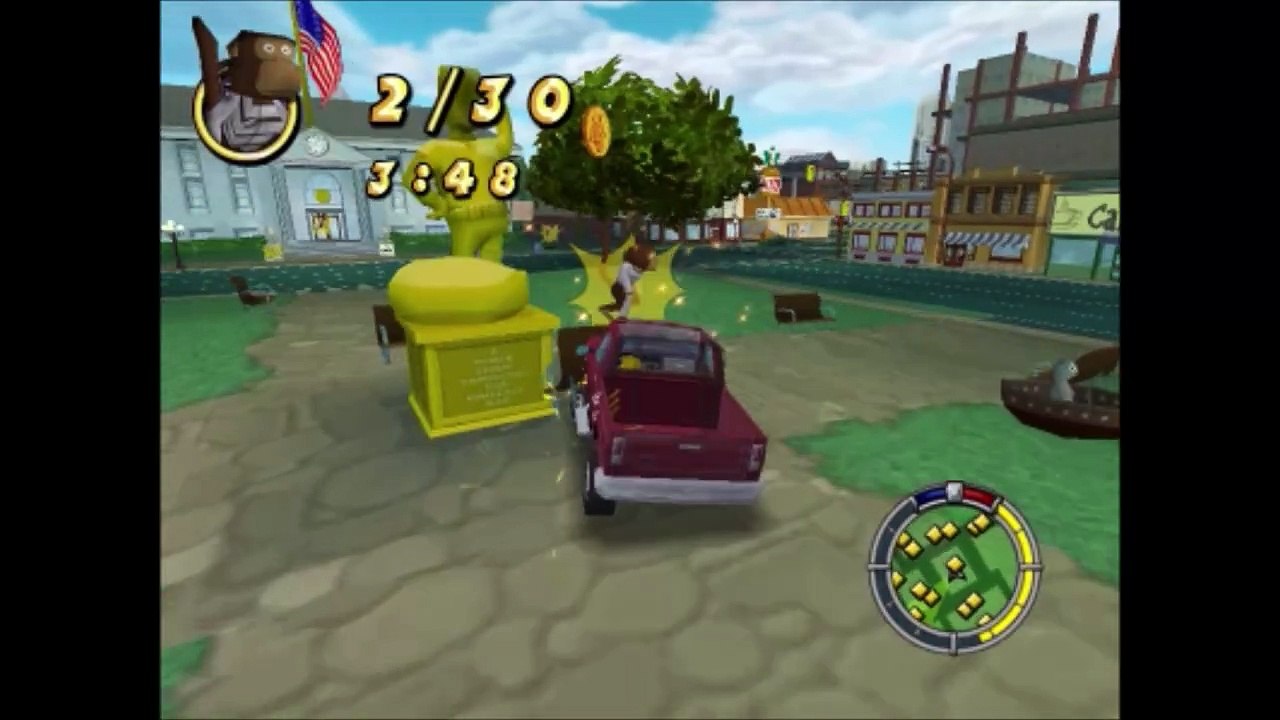 Die Simpsons Hit and Run Affentheater