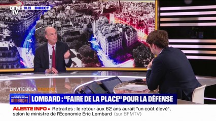 Dépenses militaires: "Évidemment qu'il y aura des efforts à faire" de la part des Français, affirme Éric Lombard, ministre de l'Économie