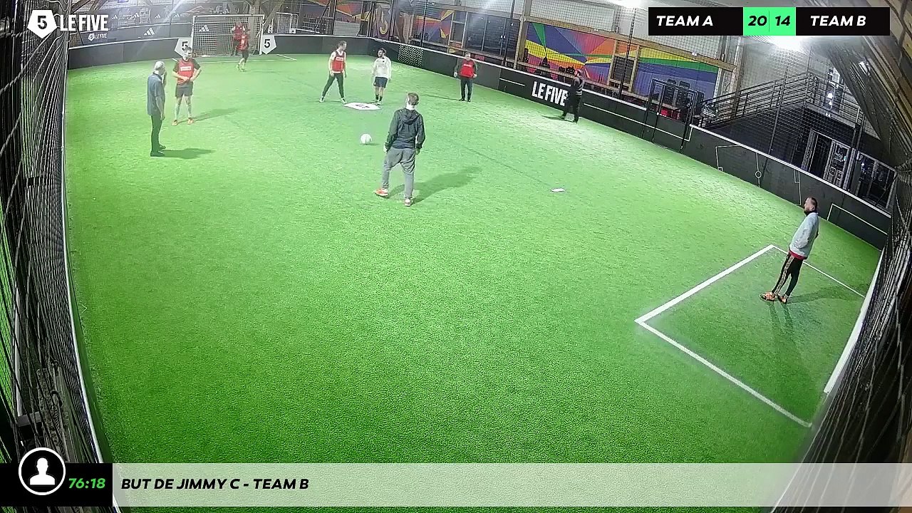 But de Jimmy C - Team B