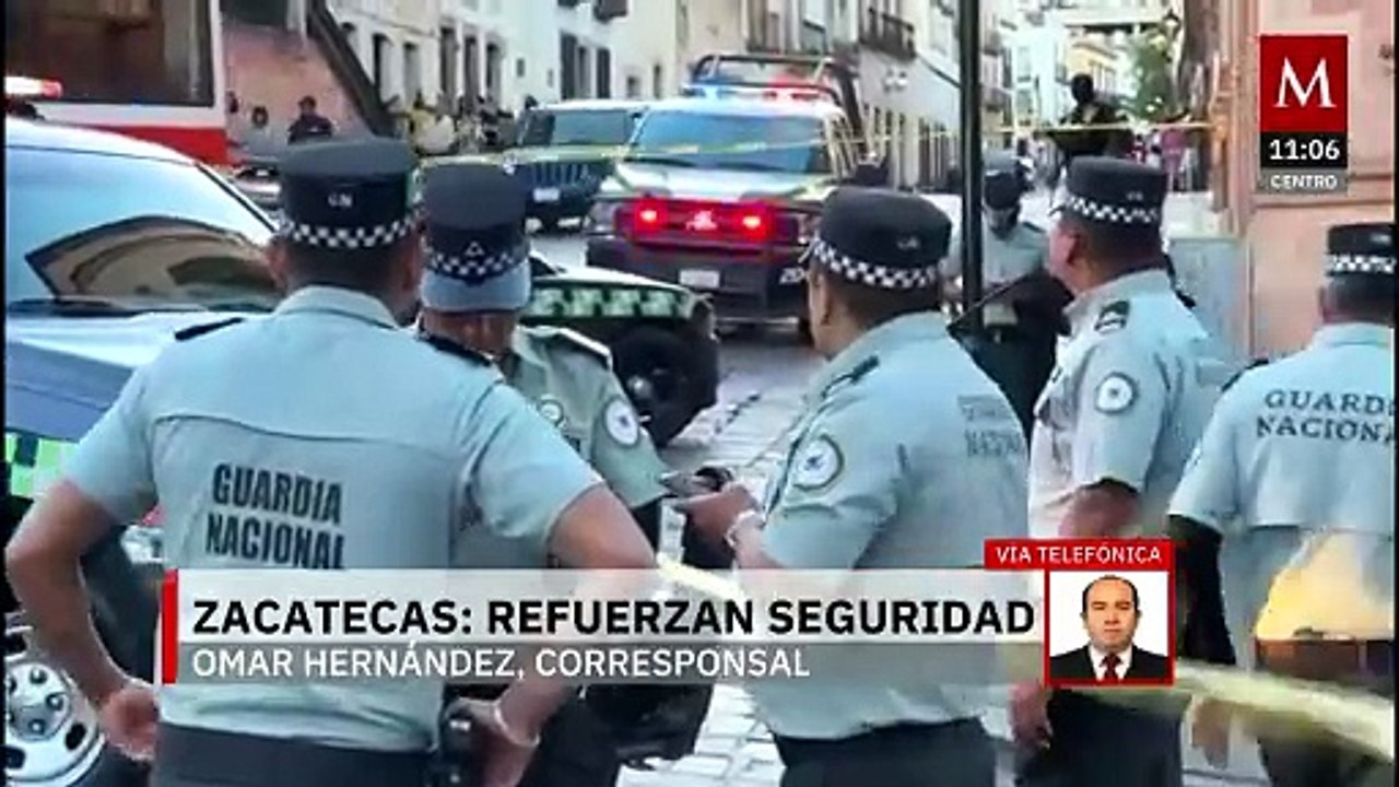 Refuerzan la vigilancia en la capital de Zacatecas tras tiroteo en zona centro
