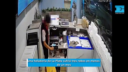 Una heladería de La Plata sufrió tres robos en menos de un mes