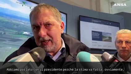 Maltempo, Ciciliano: "La stima dei danni la faremo a bocce ferme"