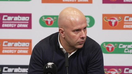 Arne Slot on Liverpool's Carabao Cup final defeat to Newcastle